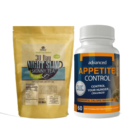 Night Slim Skinny Tea and Appetite Control Combo Pack (Quantity: 2 sets)